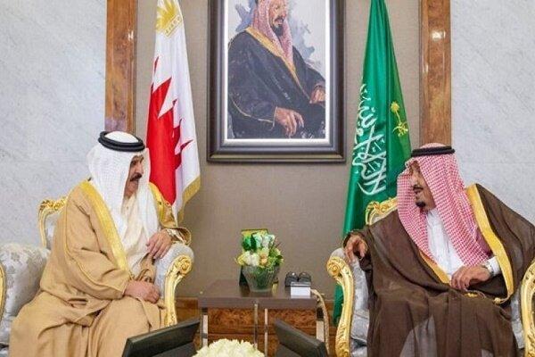 دیدار پادشاه بحرین با ملک سلمان در شهر جده دیدار پادشاه بحرین با ملک سلمان در شهر جده