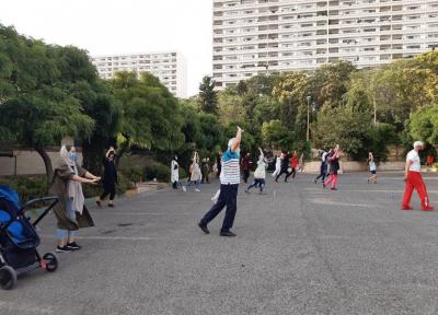 خبرنگاران آماده باش ورزشی در باغ موزه دفاع مقدس پایتخت برگزار گردید