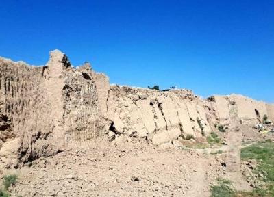 تخریب بزرگترین بنای خشتی ایران بعد از ارگ بم در دامغان!