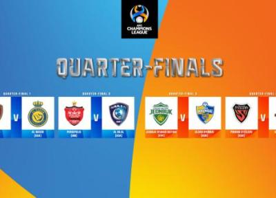 برنامه کامل یک چهارم نهایی تا فینال لیگ قهرمانان آسیا