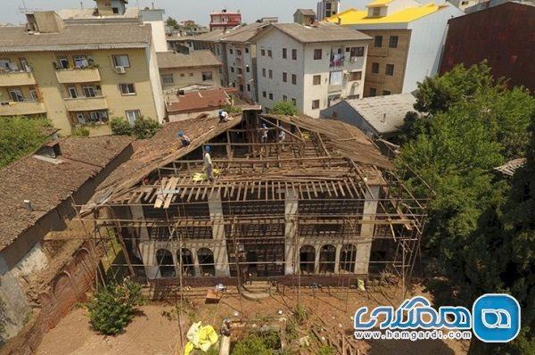 بازسازی منزل: اتمام بازسازی بخش های آسیب دیده خانه تاریخی شیرازی رشت