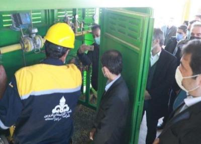 افتتاح طرح گازرسانی در تاکستان