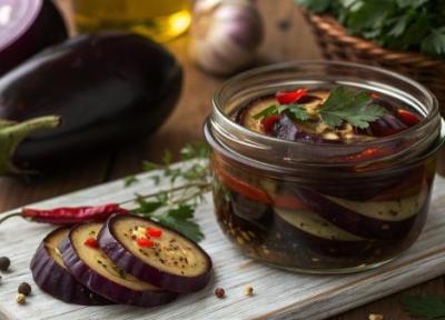 طرز تهیه ترشی بادمجان تکه ای، آسان و خوشمزه در خانه